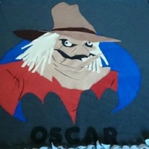 Scarecrow inspired fleece blanket